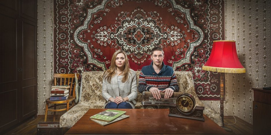 Советский ковер на стене