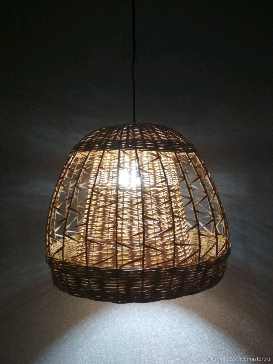 Абажур ротанг икеа