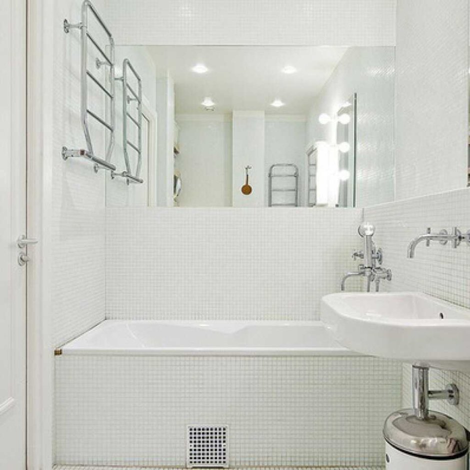 Плитка увеличивающая пространство в ванной