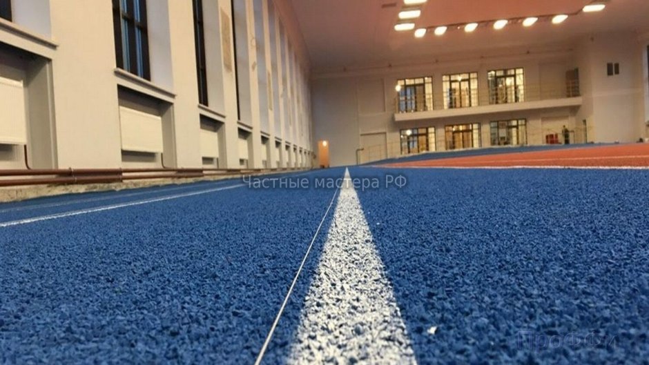 Резиновое покрытие для пола в спортзале