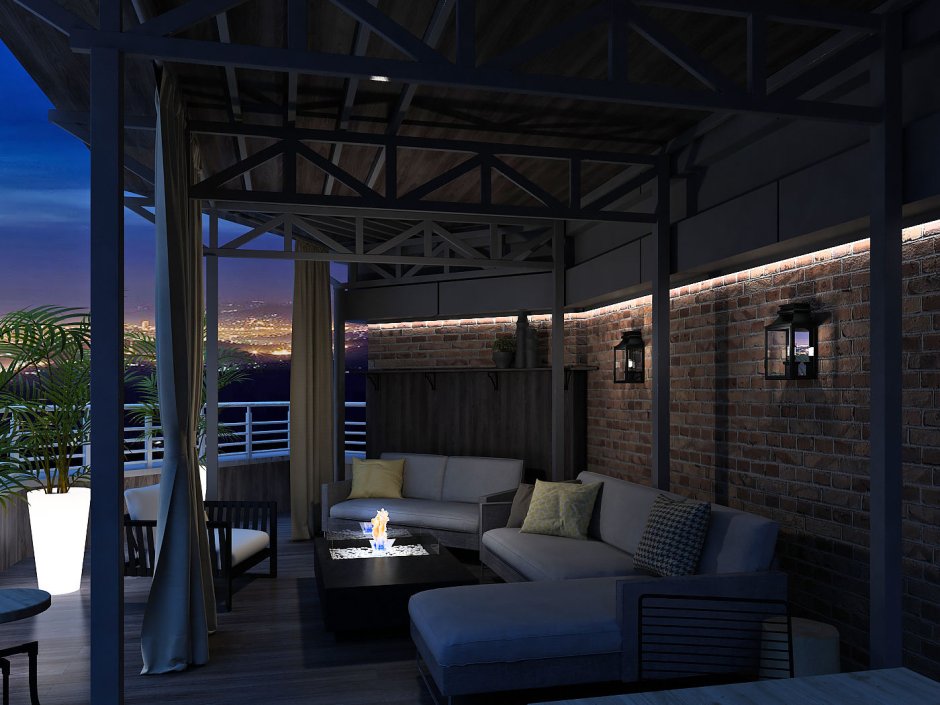 Blackout Loft веранда