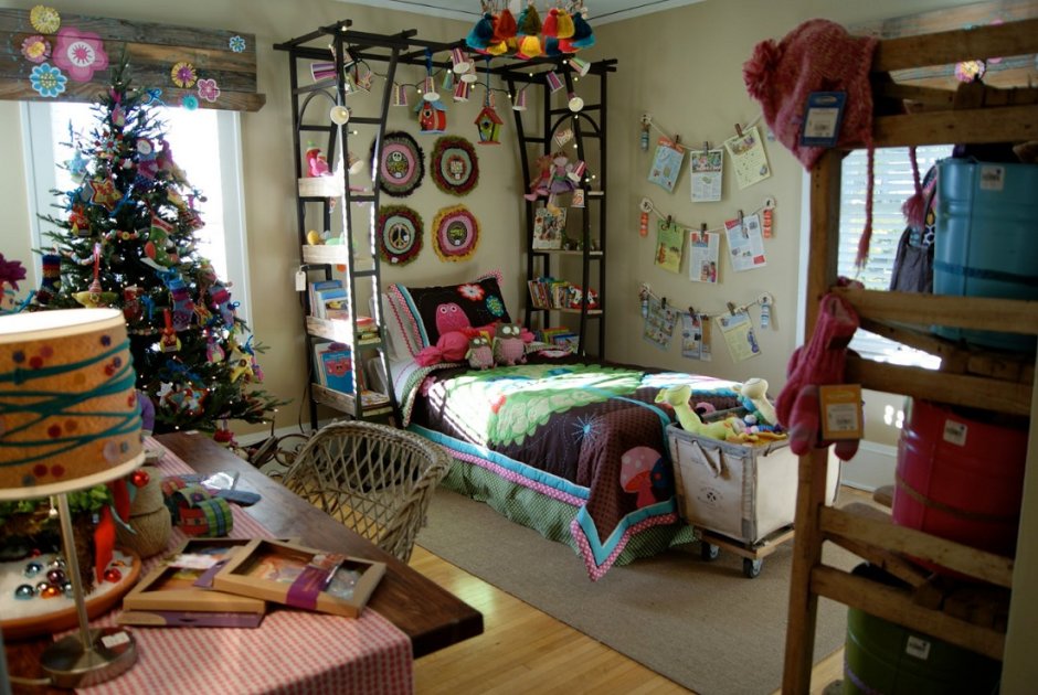 Детская комната в стиле бохо