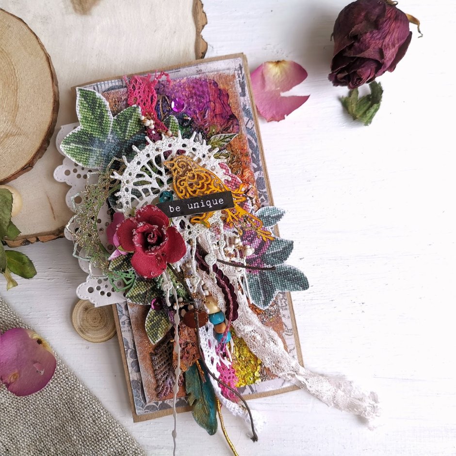 Скрапбукинг бохо Шик