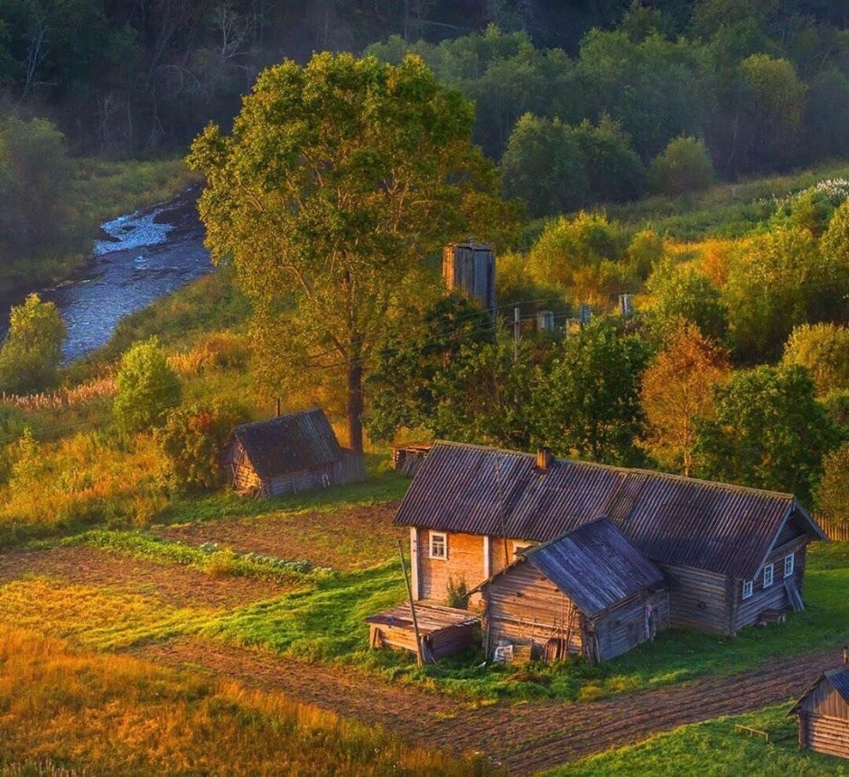 Деревенский домик