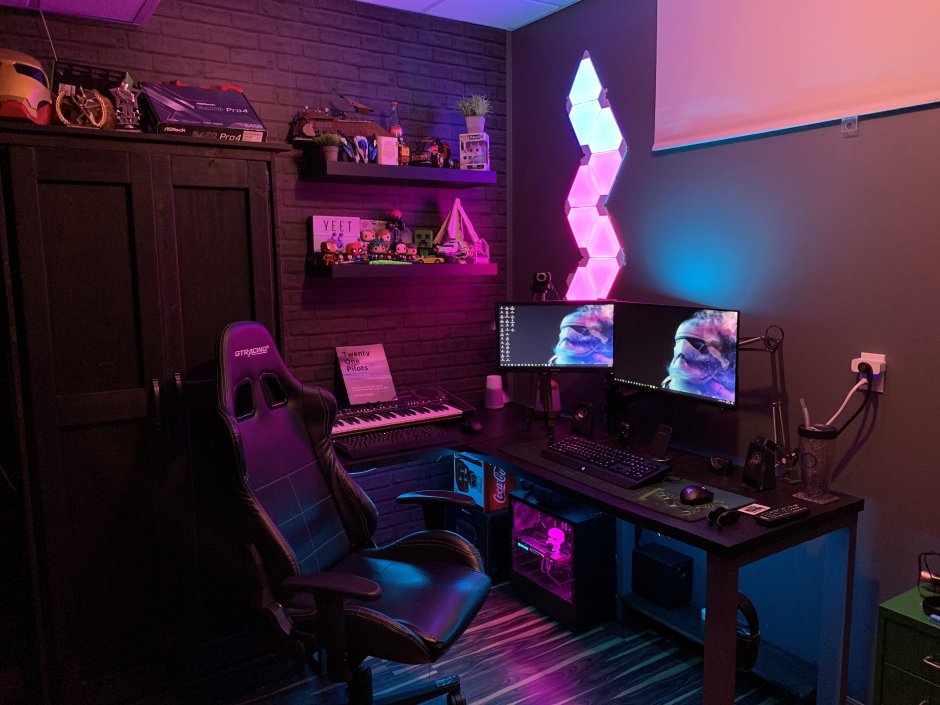 Цветная комната геймера