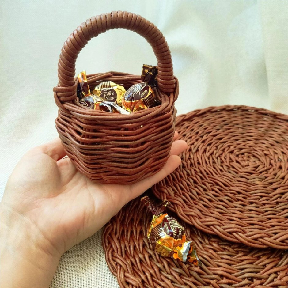 Мастерская Анны Бабенковой плетение из бумажной лозы