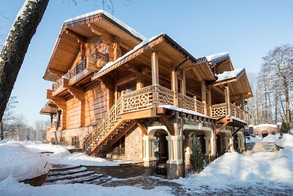 Усадьба из лафета