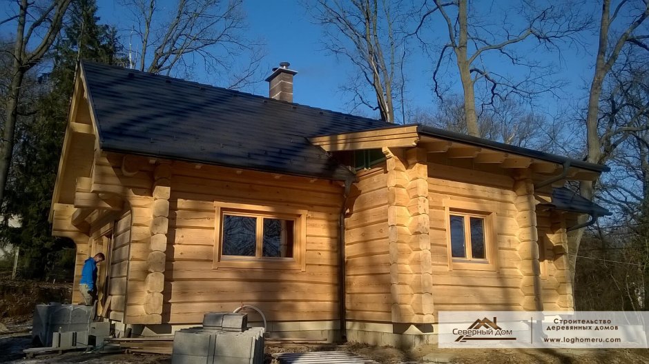 Дом лафет лиственница