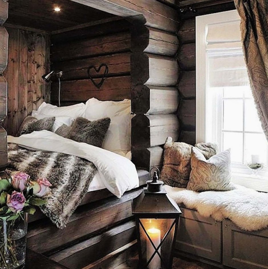 Спальня в норвежском стиле