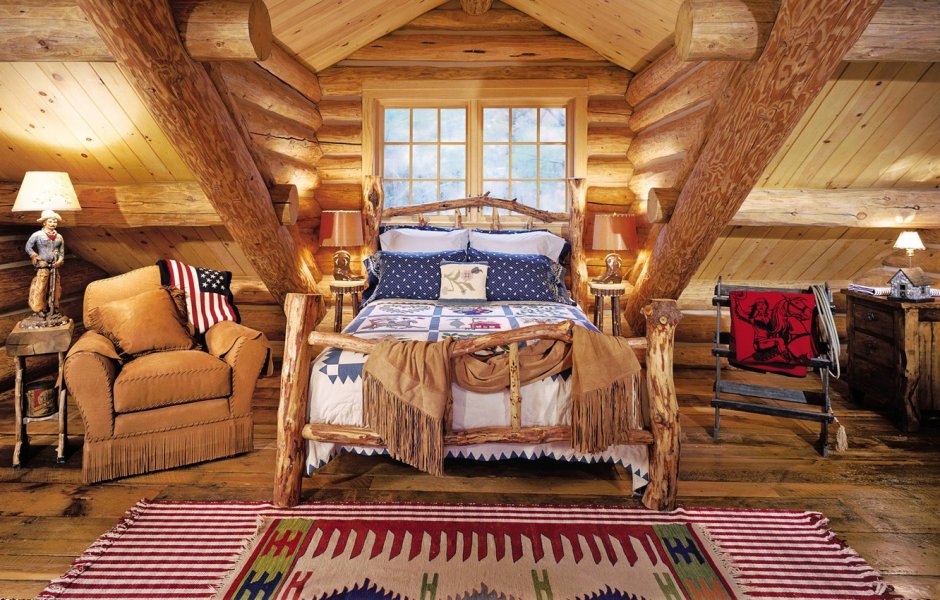 Уютный деревянный дом