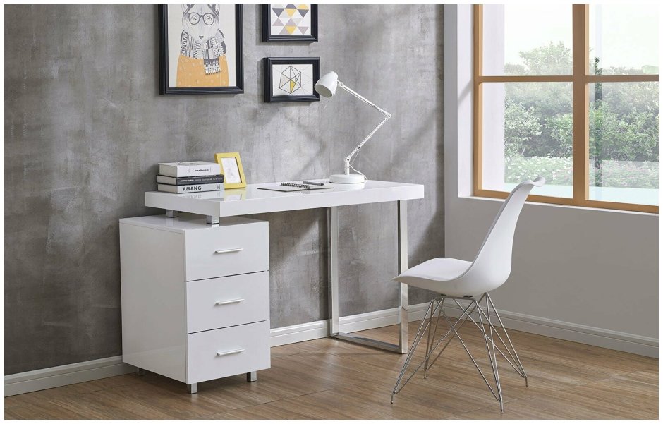 IMODERN белый письменный стол Nordik