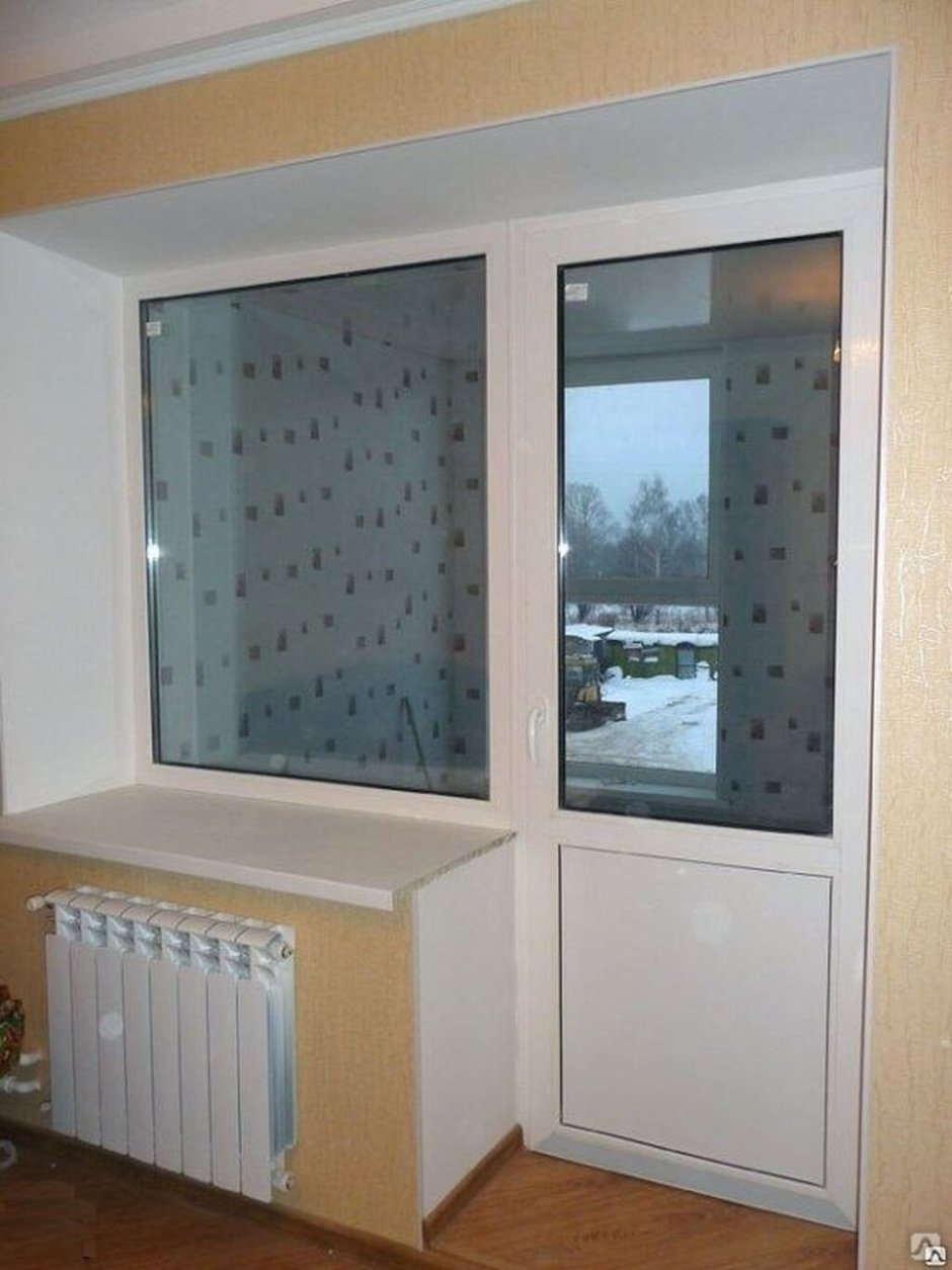 Балконный блок пластиковые