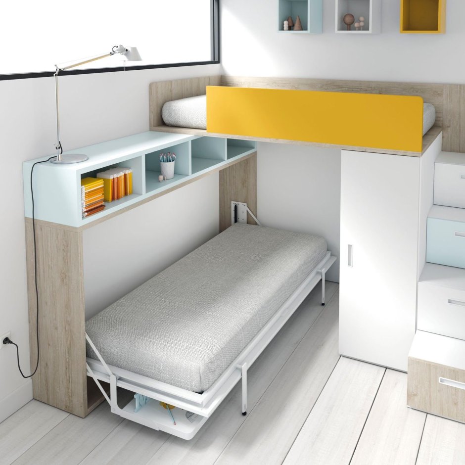 Кровать-трансформер для малогабаритной детской комнаты