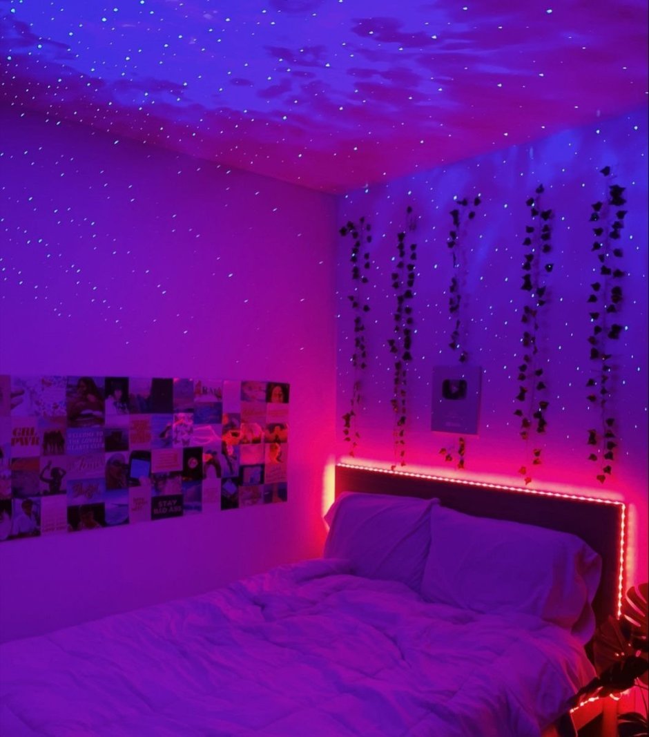 Фиолетовые светодиоды в комнату