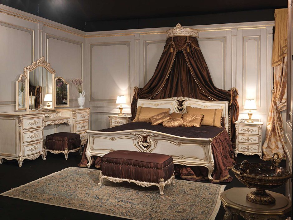 Спальный гарнитур в стиле Барокко Италия