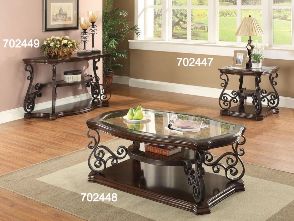 Журнальный столик netice 2 piece Coffee Table Set