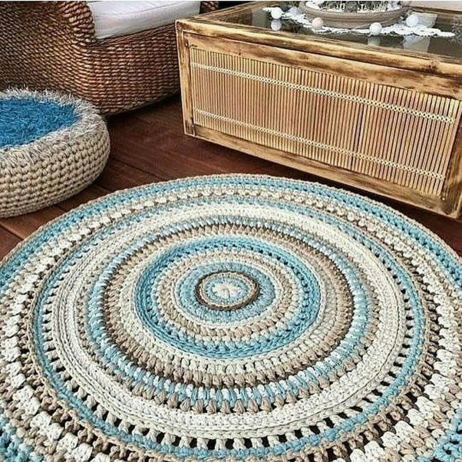 Дизайнерские ковры крючком