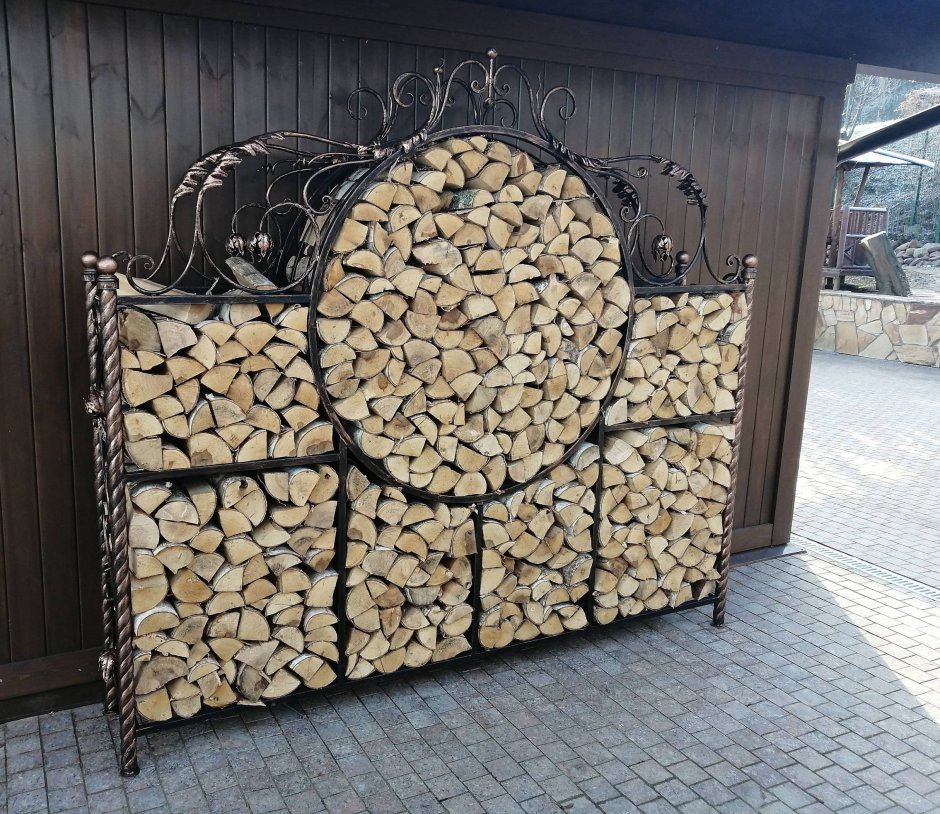 Декоративная поленница
