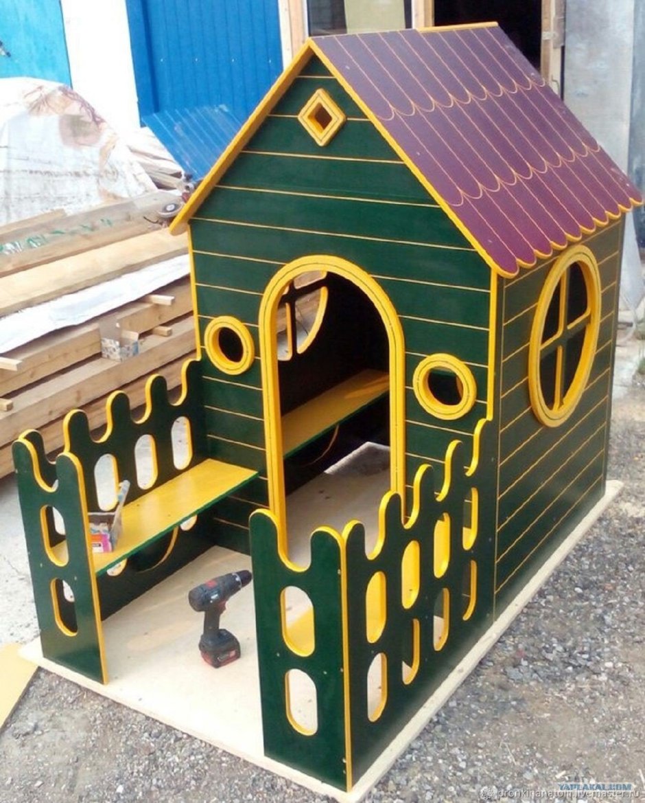 Игровой домик из фанеры