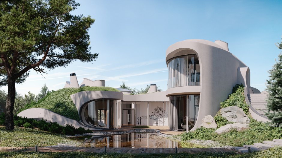 Бионическая архитектура 3ds Max