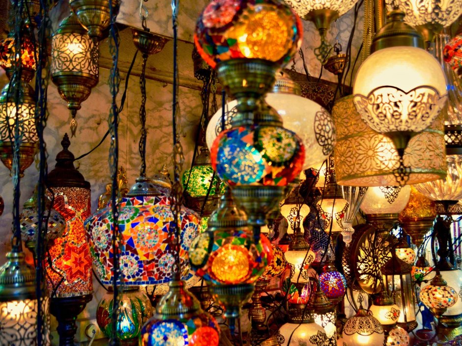 Стамбул базар лампочек