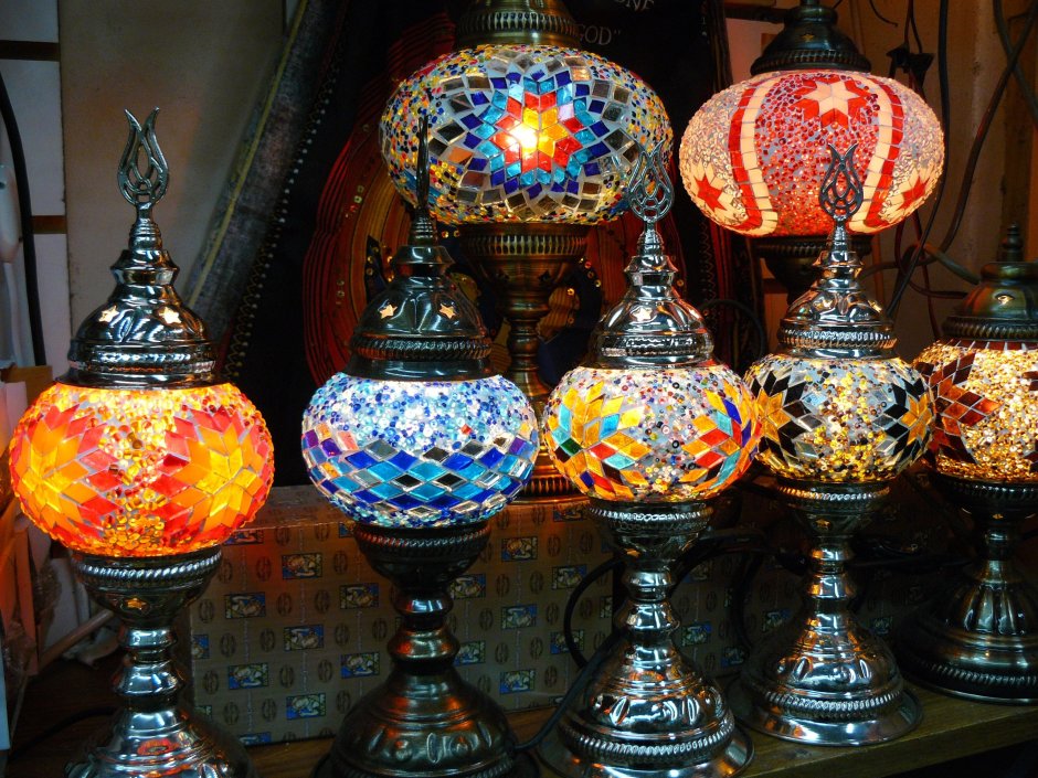 Национальные турецкие лампы