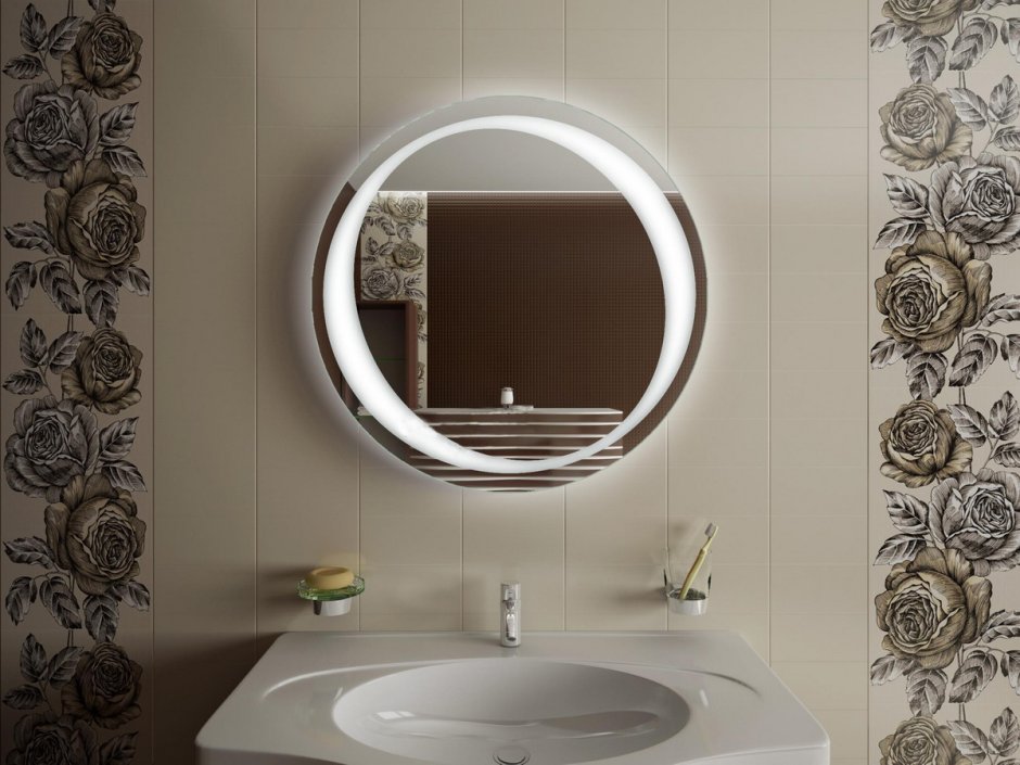 Дизайнерские зеркала для ванных комнат