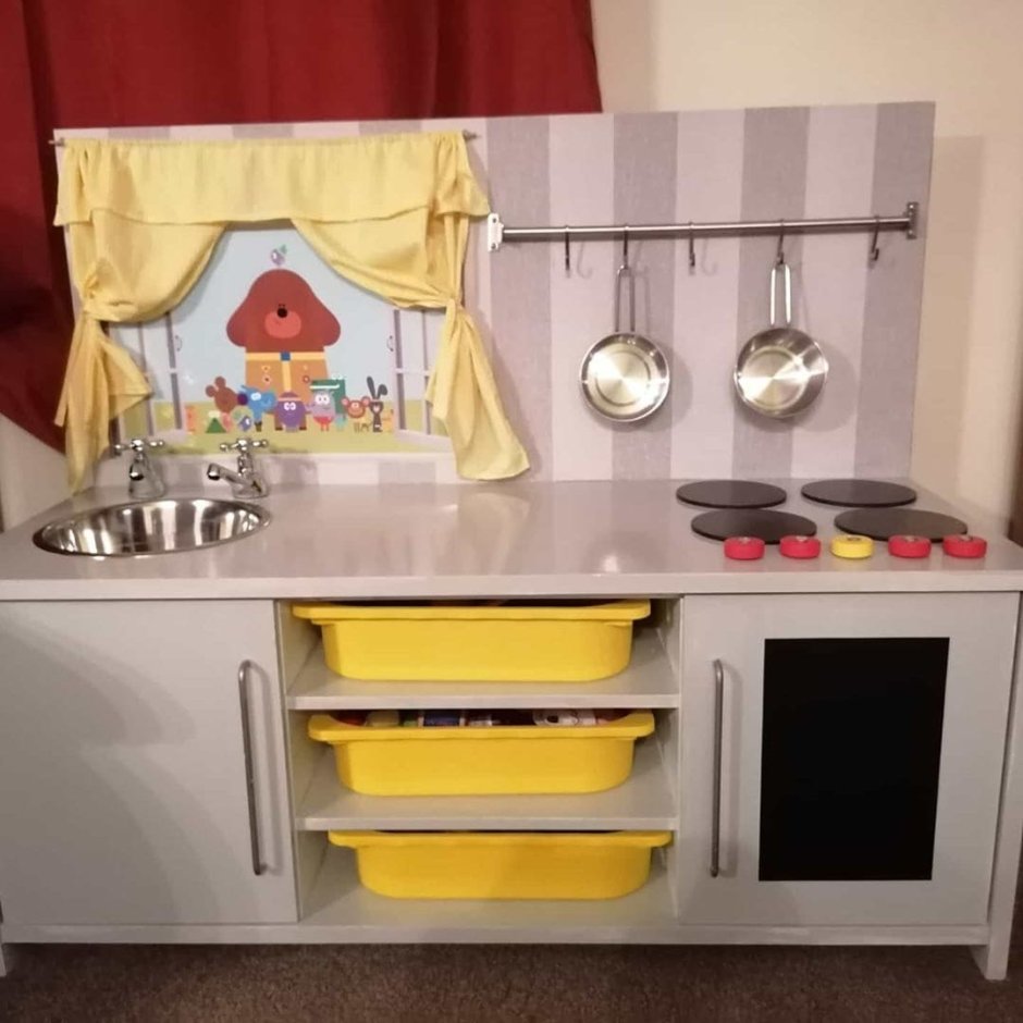 Детские кухни из старой мебели