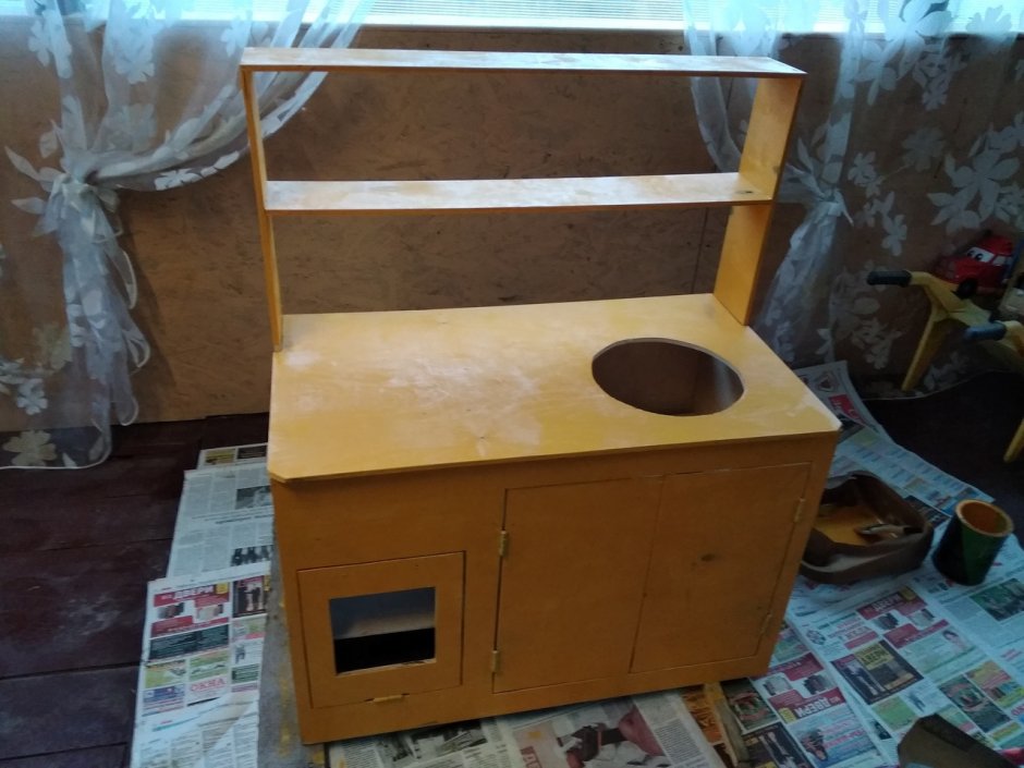 Детские кухни из фанеры