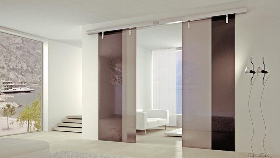 W-001/Air Glass. Раздвижная система цельностеклянная
