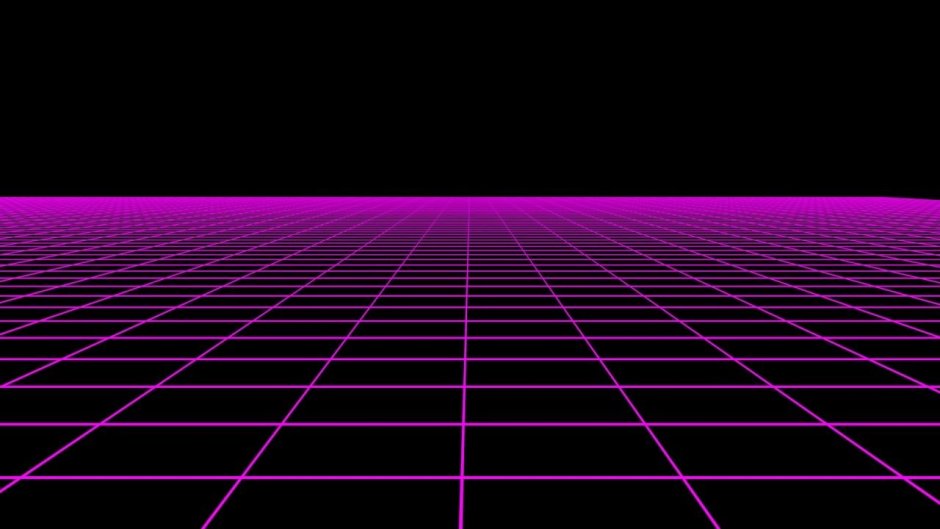 Neon Grid 80s