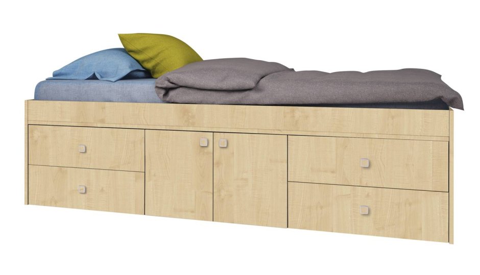 Polini Kids simple 3100 с 4 ящиками, натуральный