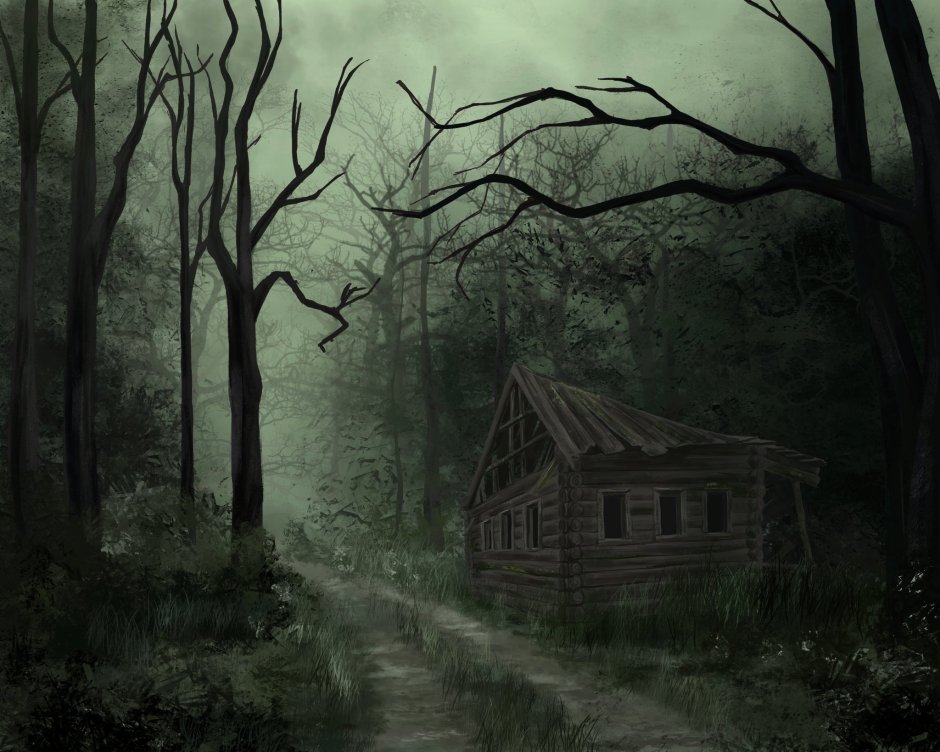 Мрачный дом посреди леса
