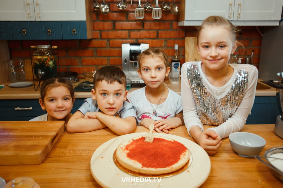 Детский день рождения в кулинарной студии