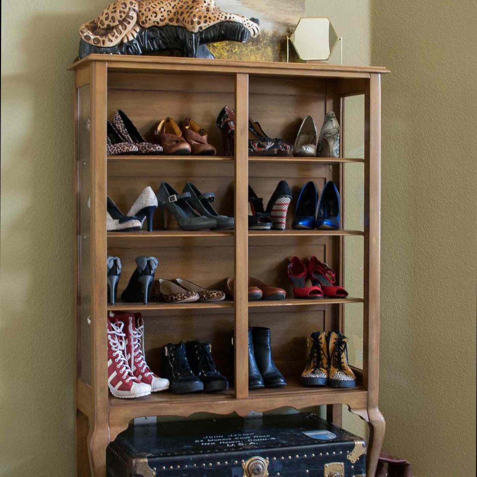 Самодельный шкаф для обуви