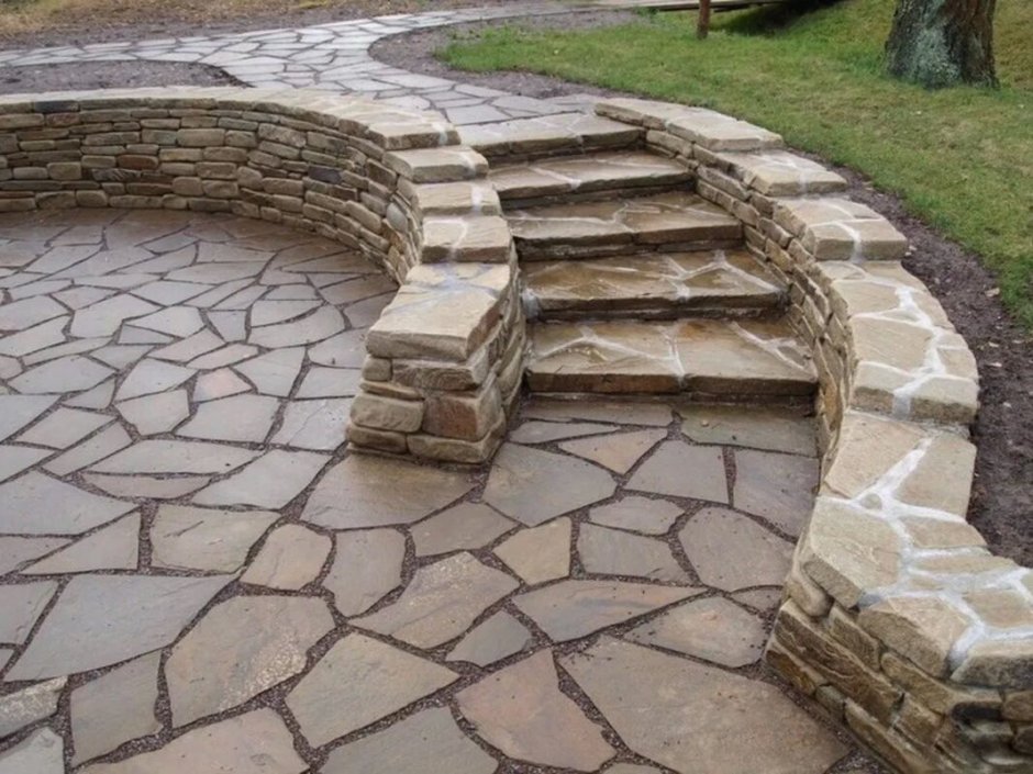 Песчаник, плитняк, дикий камень