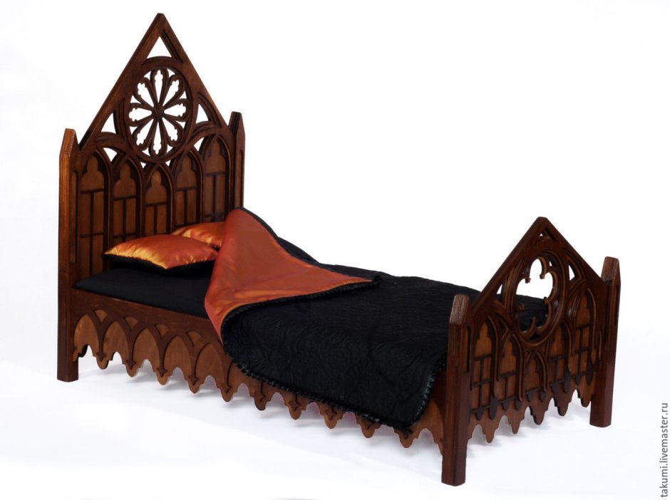Кровать двуспальная Готика