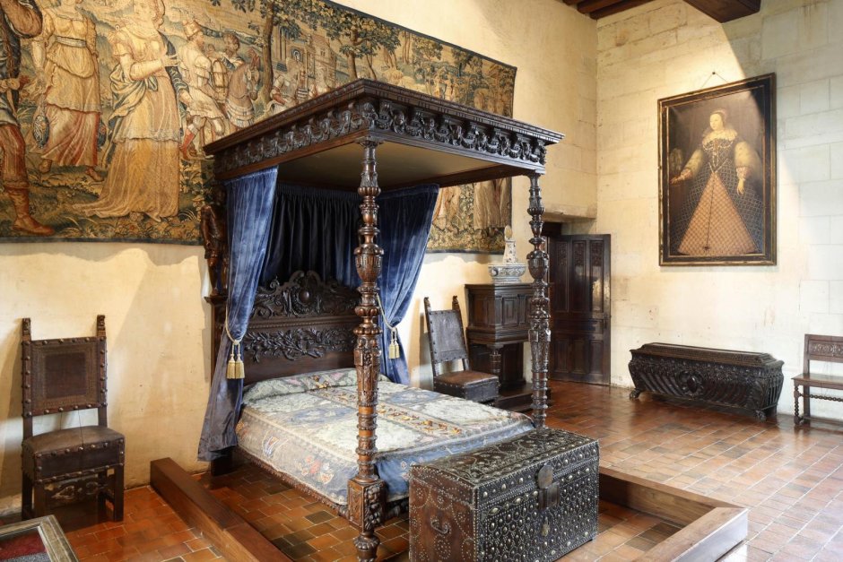 Эпоха Возрождения кровать Екатерины Медичи. Франция.