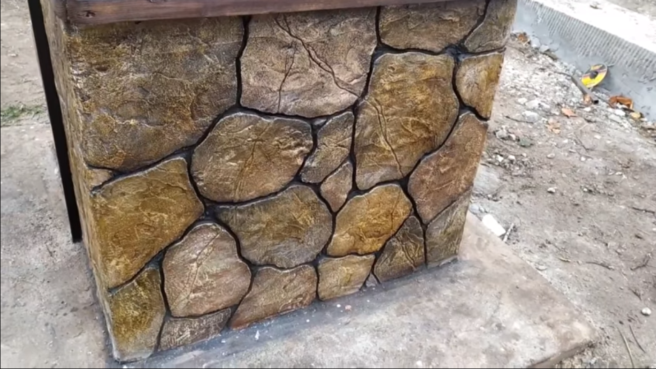 Штукатурка под дикий камень