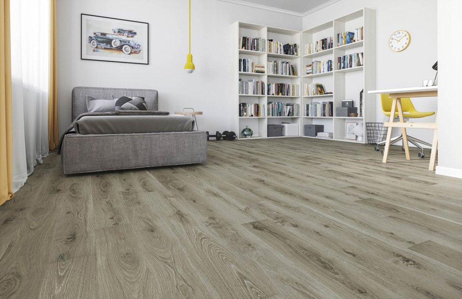 Кварцевый ламинат Fargo parquet дуб Лондонский туман 33-81996-14