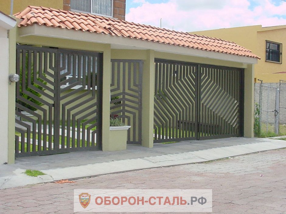 Ворота в современном стиле