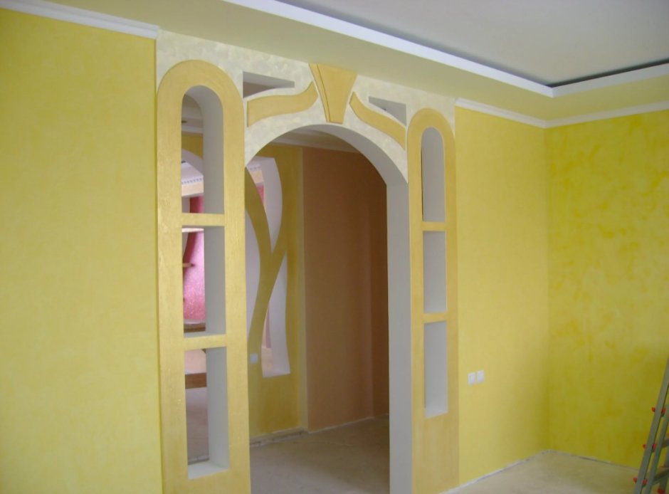 Фигурные арки из гипсокартона
