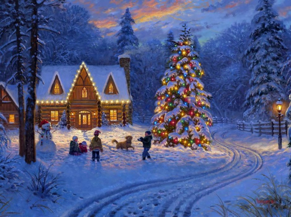 Картины Mark Keathley Рождество