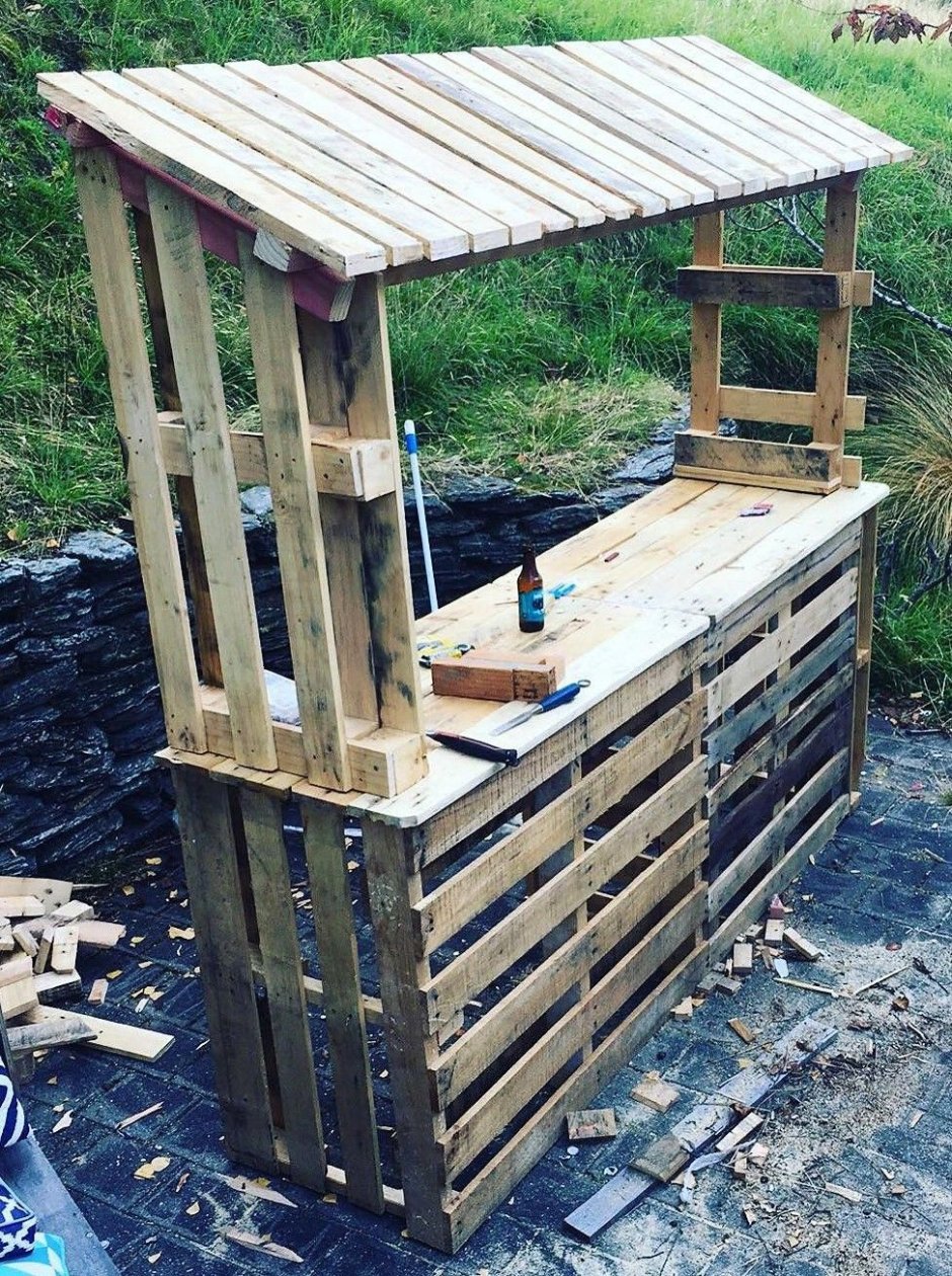 Постройки из поддонов