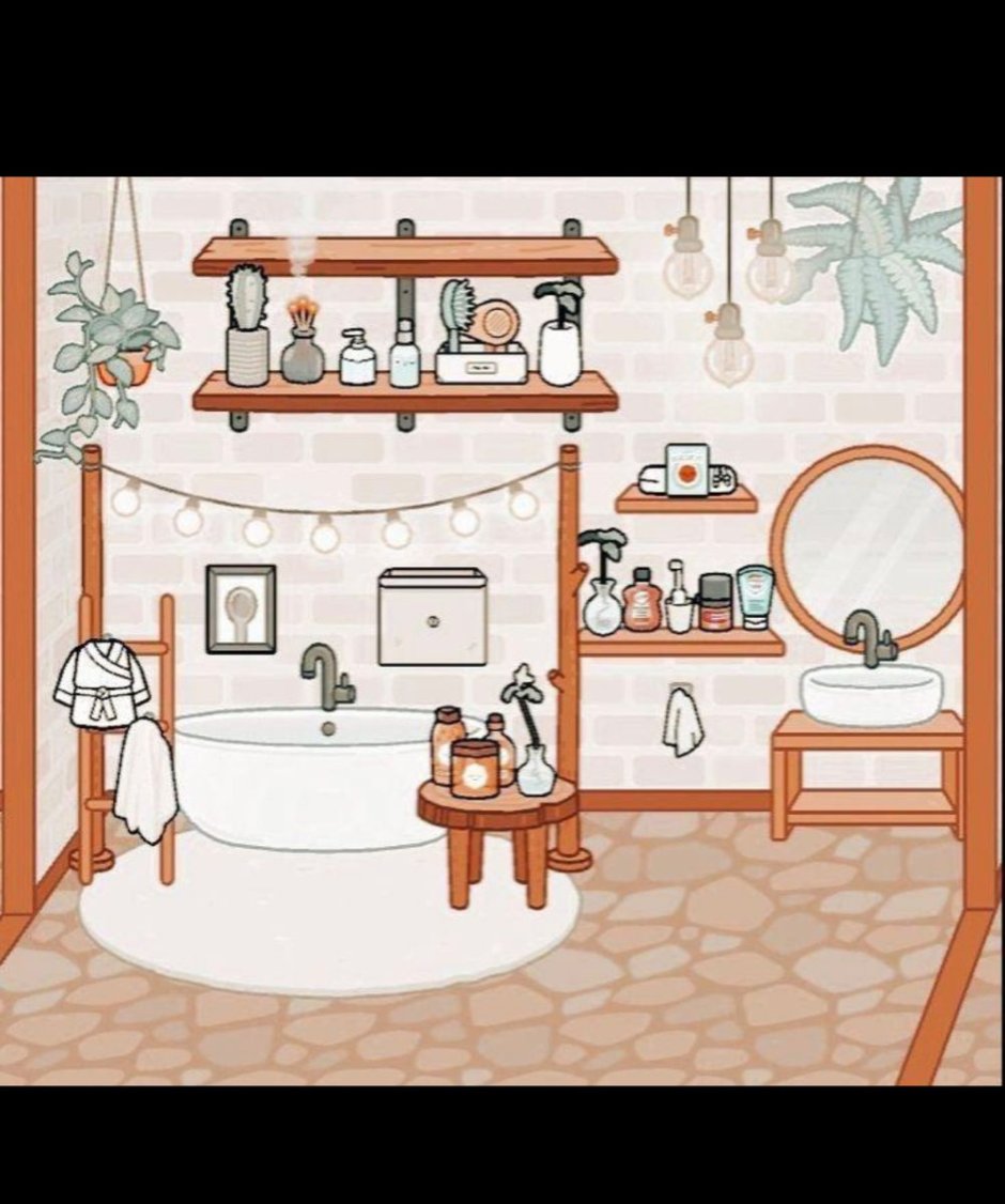Aesthetic Bathroom toca boca