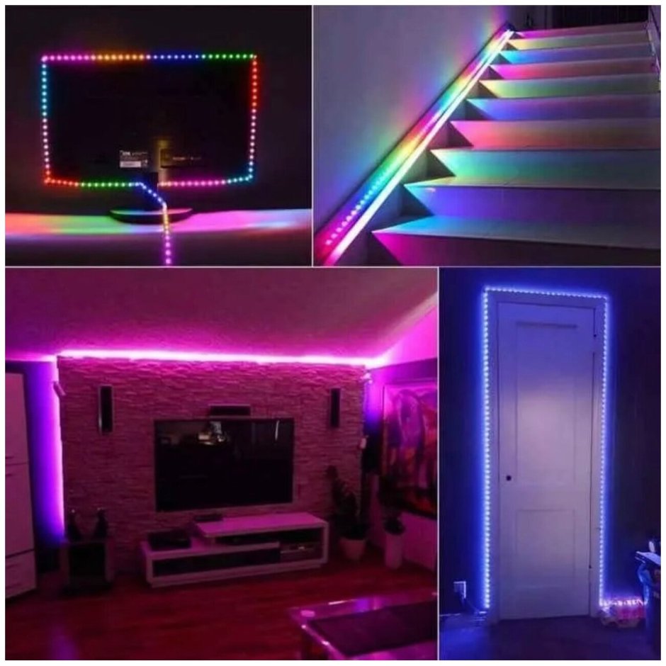 RGB-неон 5 метров USB С пультом