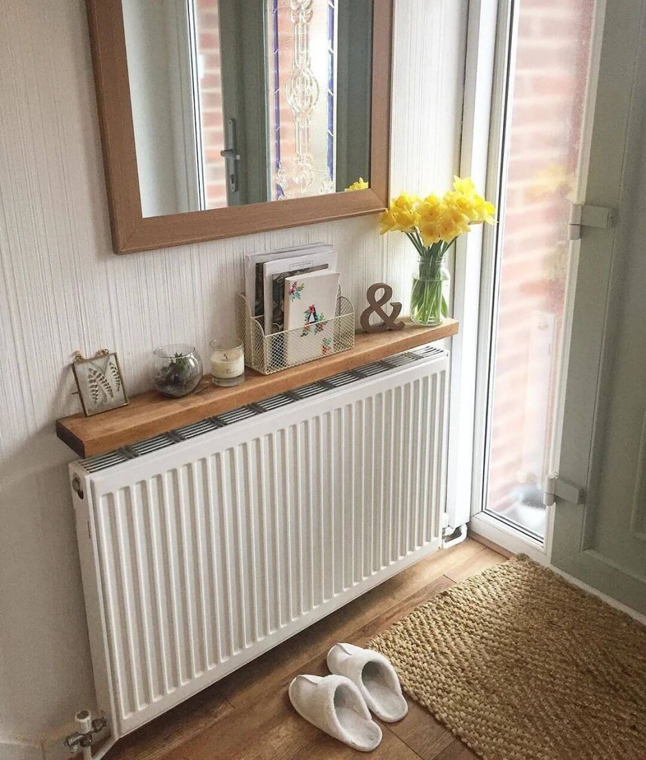Спрятать батарею отопления