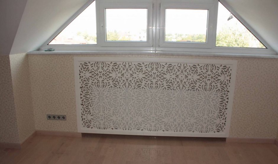Экран для радиатора в гипсокартоне