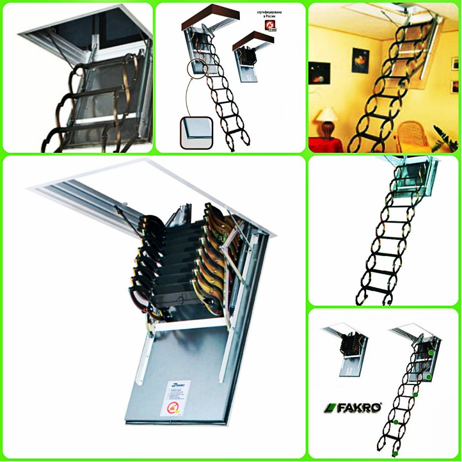 Чердачная лестница Fakro LST Metall Thermo 700 1200 2800