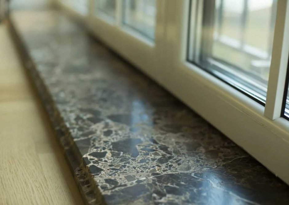 Подоконник из кварц 2 см